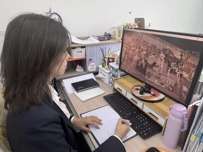   第二党支部“云观抗战展，书信寄悲哀”活动